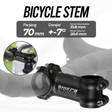 Bicycle Stem Handlebar Setang Batang Sepeda Aluminium Alloy 60mm