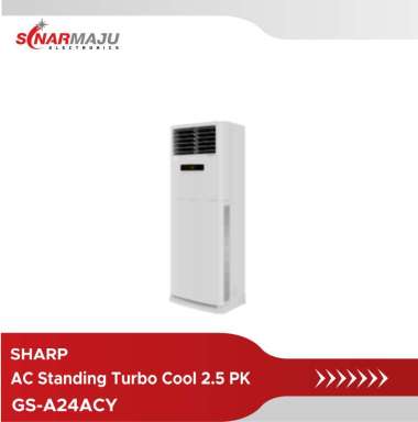 AC FLOOR STANDING 2.5 PK SHARP TURBO COOL SERIES GS-A24ACY (UNIT ONLY)