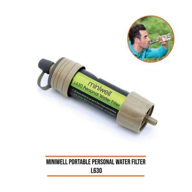 Miniwell Personal Straw Water Filter L630 Outdoor Water Purifier
