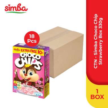 CTN - Simba Choco Chips Strawberry Box 300gr