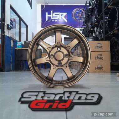 Velg Mobil HSR R15 Untuk Jazz, City, Karimun, Vios, Valco, Confero, Sigra - Pelek Ring 15 tipe Borok