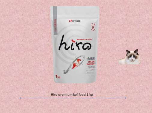 Hiro pakan ikan koi 1 kg Color expert(medium)