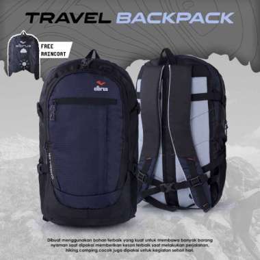 Tas Ransel Daypack Sekolah Pria Tas Backpack Cowok Anak SMP SMA Keren - Navy Navy