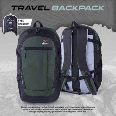 Tas Ransel Daypack Sekolah Pria Tas Backpack Cowok Anak SMP SMA Keren - Navy Hijau