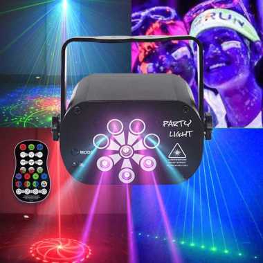Proyektor Laser LED Lampu Disco DJ 120 Patterns