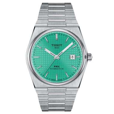 Original 100%!! Tissot PRX T137.407.11.091.01 Powermatic 80 Jam Tangan Pria Analog 40mm Swiss Made G