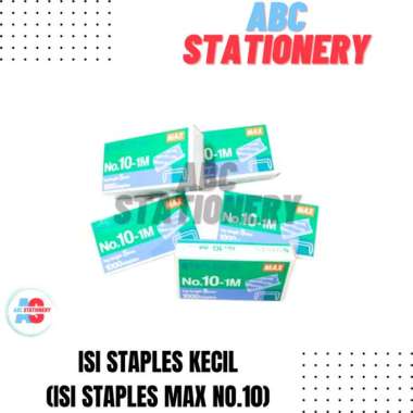 Isi Staples Kecil (Isi Staples Max No.10) per dus kecil / eceran