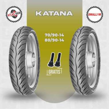 Paket Ban Tubles Motor Matic SWALLOW KATANA 70/90 - 80/90 Ring 14