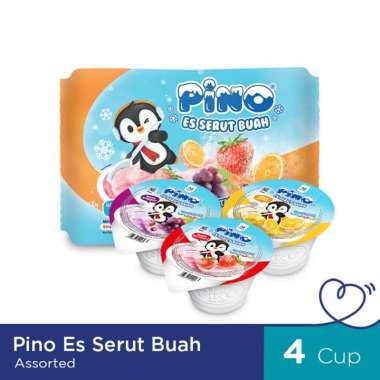 Pino Es Serut Buah Kemasan 1 Bag isi 4 cup