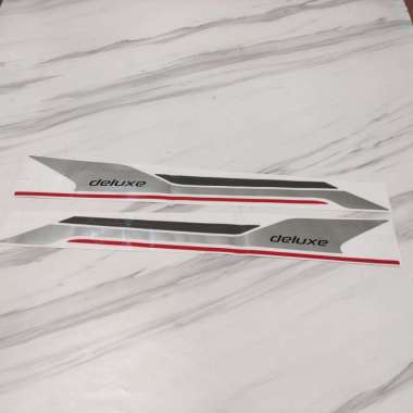 Sticker spion depan mobil Daihatsu Sigra deluxe 2022 stiker deluxe silver