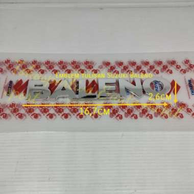Emblem logo huruf Tulisan Lambang Suzuki Baleno BALENO Terbaik