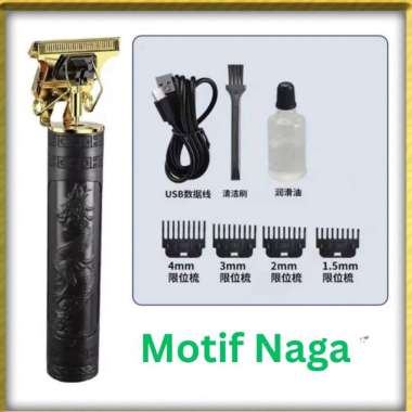 Alat Cukuran Elektrik Hair Clipper / Pencukur Rambut Buluh Kumis T9 Naga