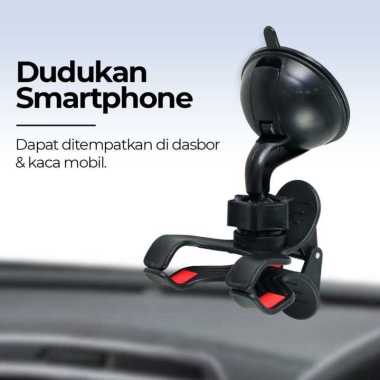 Lazy Dudukan Smartphone Tripod Car Mount Holder Smartphone