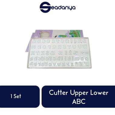 Cutter Upper Lower ABC 1 set-Cutter Upper Lower ABC/Cutter Upper Lower ABC Terbaru/Cutter Upper Lowe