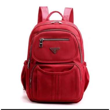Tas Ransel Laptop Chibao 0842 Wanita Sekolah CB 0842 Ransel Merah