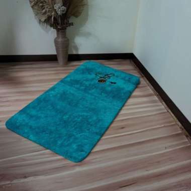 Sajadah Bulu Rasfur 115x65x5cm motif premium lebih tebal LP Tosca