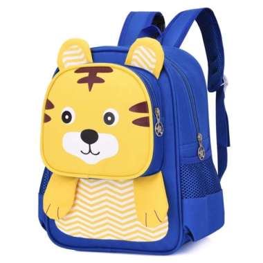 Tas Ransel Anak Sekolah Laki Laki Perempuan Aesthetic Unik - Biru Biru