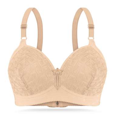 Wimiu BH Bra Jumbo Wanita Tanpa Kawat Cup D Jumbo Motif Depan Brukat Beha Be Ha Besar Woman Women 10