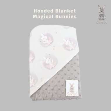Carrol Baby Blanket Magical Bunny - Baby Size - Polos - Hooded - Selimut Bayi, Motif Hooded Blanket
