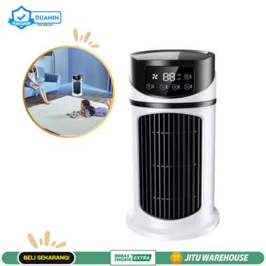 Air Cooler Kipas Duduk Pendingin Ruangan Mini Ac Portable 300Ml Multicolor