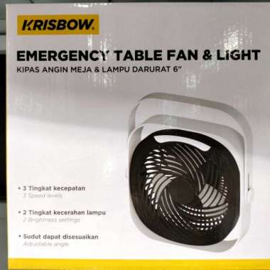 Kipas Angin Emergency 6 Inc Krisbow Multicolor