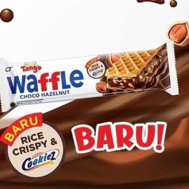 Tango Waffle Choco Hazelnut - Kenikmatan Cokelat dan Hazelnut dalam Waffle Renyah!