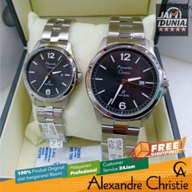 JAM TANGAN COUPLE ALEXANDRE CHRISTIE AC1029 JAM TANGAN PASANGAN JAM TANGAN PRIA WANITA ST