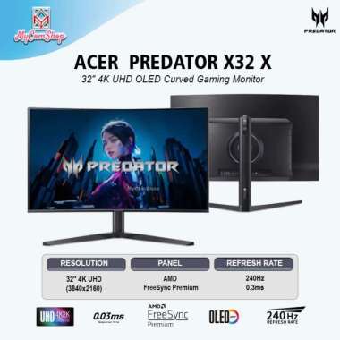 ACER PREDATOR X32 X GAMING MONITOR 32" 4K UHD OLED 240HZ