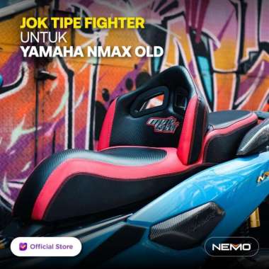 Jok Motor Yamaha Nmax 2016 - 2019 Tipe Fighter Merah