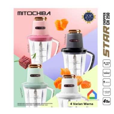 CHOPPER MITOCHIBA STAR CH 250 NEW STAR BLADE (2 L) / Penggiling Bumbu & Daging Mitochiba CH250
