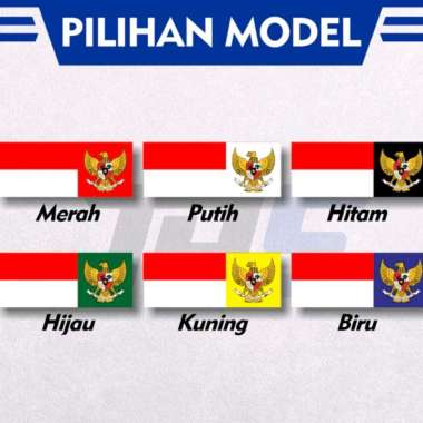 Pin Bendera Merah Putih / Pin Bros Garuda Merah