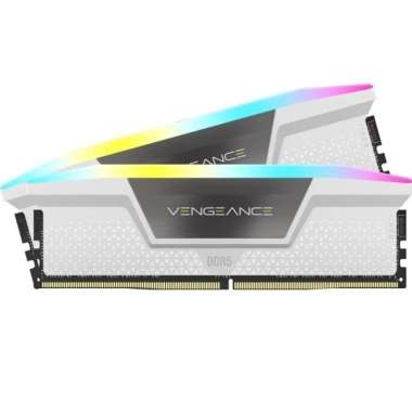 Memory RAM PC CORSAIR VENGEANCE RGB DDR5 2X32GB 5600MHZ WHITE