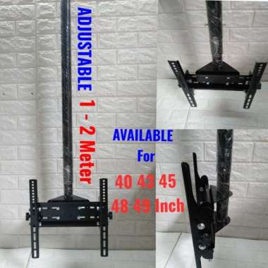 Breket Tv Bracket Tv Braket Brecket Gantung Plafon Tv Led Lcd Multicolor