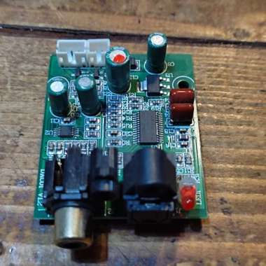 Coaxial Optic Input Output Rca Audio D/A 24Bit 192 K Multicolor