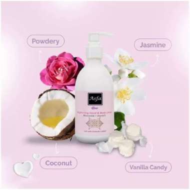 ASFA Brightening Body Lotion 300ml NEW MURAH Glow (Putih)