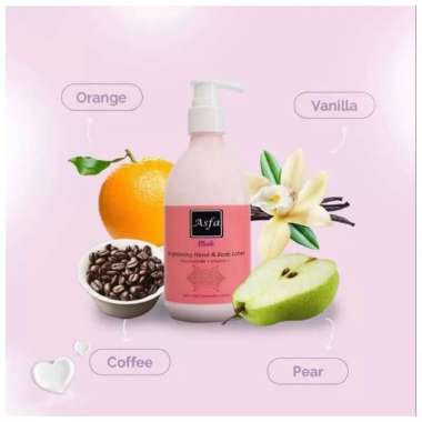 ASFA Brightening Body Lotion 300ml NEW MURAH Blush (Peach)