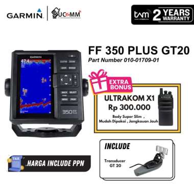 Garmin Fishfinder 350 PLUS FF350Plus FF 350 Sonar Ikan Original