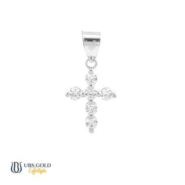 UBS Liontin Emas Salib - Clb0596 - 17k White Gold