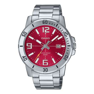 CASIO ORIGINAL - CASIO MTP-VD01D-4BVUDF - JAM PRIA NG - STAINLESS CASIO MTP-VD01D-4B MTP VD01D 4B VD