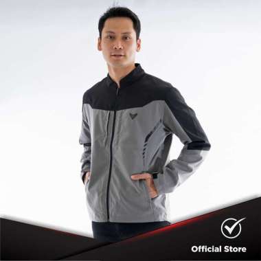 Jaket Motor Tahan Angin Pria - INVENTZO Libero Alpha Grey Black M