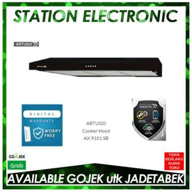 ARTUGO Cooker Hood AX 9101 SB Slim Cooker Hood (90 cm)