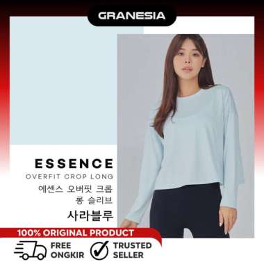 STL Essence Overfit Crop LongSleeve STLLS042|Baju Olahraga Yoga Lengan Panjang Wanita Muslim M