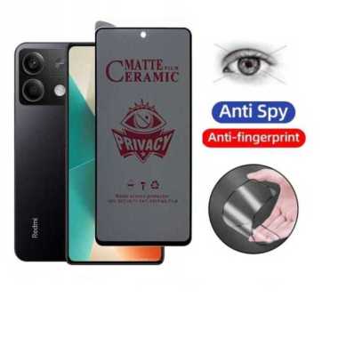 Promo Anti Gores Ceramic Privacy Redmi Note 13 / 13 Pro 5G Anti Spy Redmi Note 13 Pro 5G
