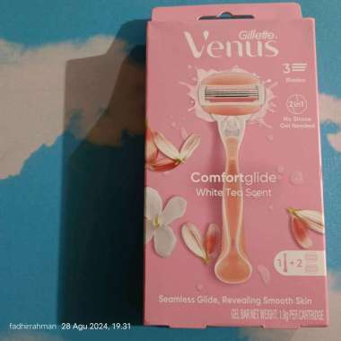 gillette venus comfortglide white tea starter