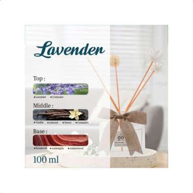 Goto Firuze Reed Diffuser Pengharum Pewangi Ruangan Kamar Aromatherapy 100ML LAVENDER