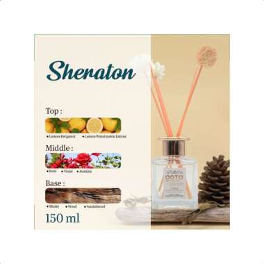 Goto Firuze Reed Diffuser Pengharum Pewangi Ruangan Kamar Aromatherapy 150ML SHERATON