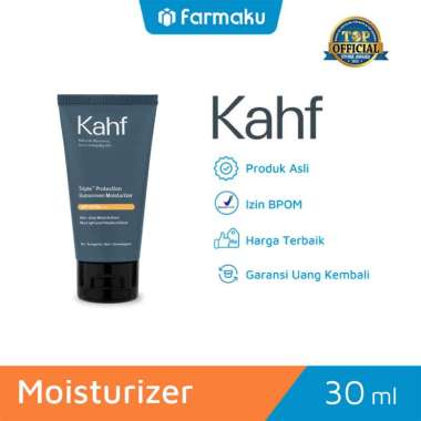 Promo Harga Kahf Triple Protection Sunscreen Moisturizer SPF 30 30 ml - Blibli