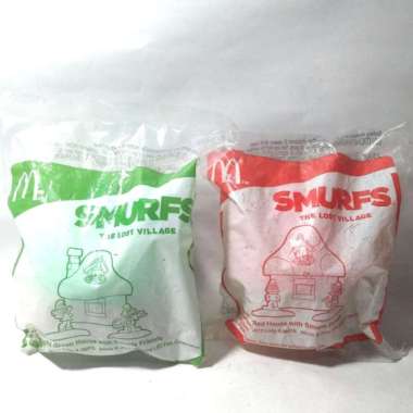 Rumah Smurf The Lost Village Happy Meal Mcdonald Mcd House Unik Toys