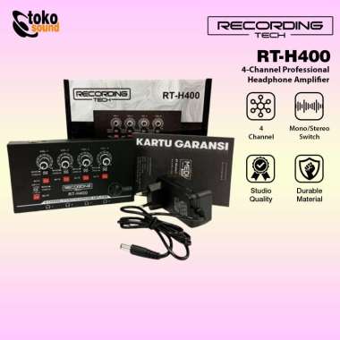 Recording Tech RT-H400 - 4 Channel Headphone Amplifier