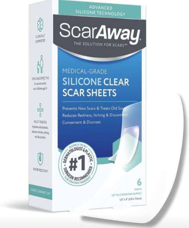 ScarAway Clear Silicone Sheets Medical Grade
